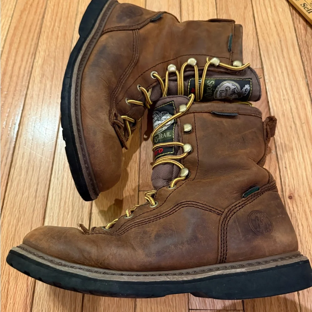 Georgia Boot Sport & Trail Brown Boots WELL WORN